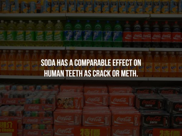 worst soda for you - E B bez Soda Has A Comparable Effect On Human Teeth As Crack Or Meth. Ex Ze zero 1 Cholce Ceca Cola Ee