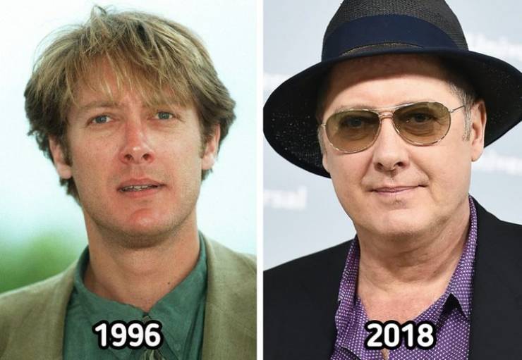 celebrities now and then - sunglasses - 1996 2018