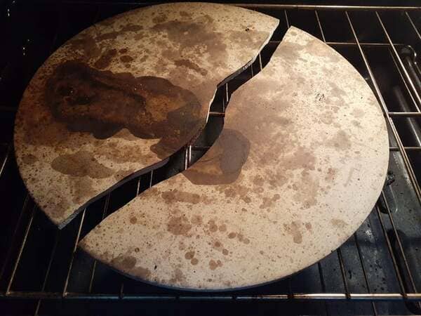 My pizza stone cracked after 12 years of use. Devastated.