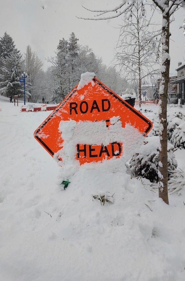 snow - Road Head