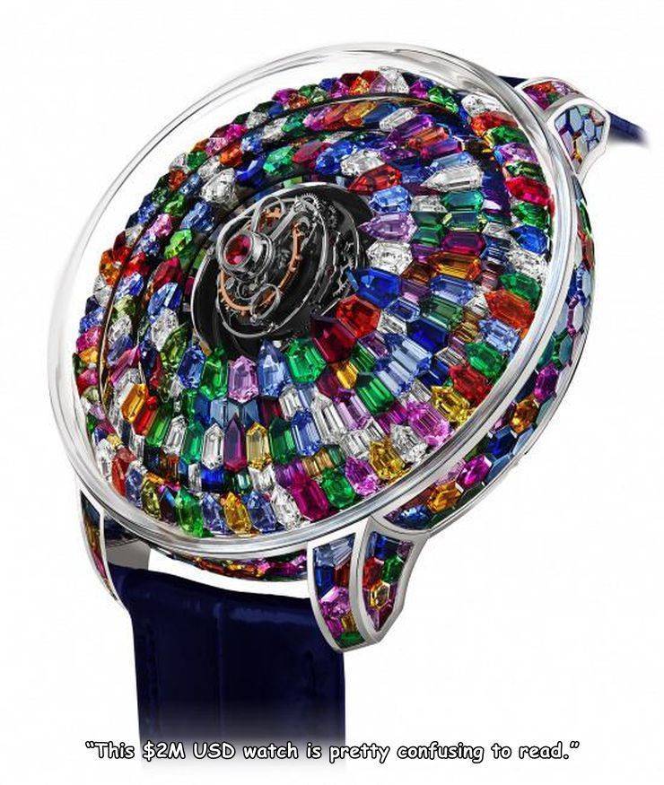 funny pics - This $2M Usd watch is pretty confusing to read.