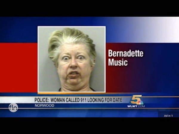 bernadette music - Bernadette Music Police Woman Called 911 Looking For Date Norwood Wlwt Com Ad in 1