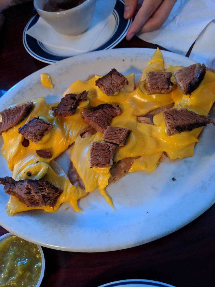 nachos with kraft singles