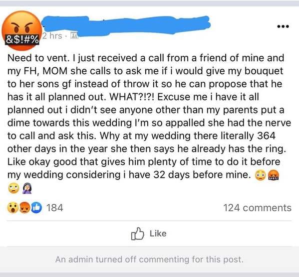 22 Wedding Posts That Deserve to be Shamed.