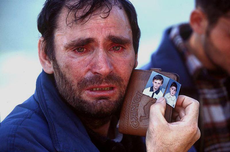 A father looking for his two sons that went missing during the war in Kosovo