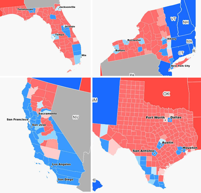 I Think Us Election Is Not About Republicans vs. Democrats But Urban vs. Rural