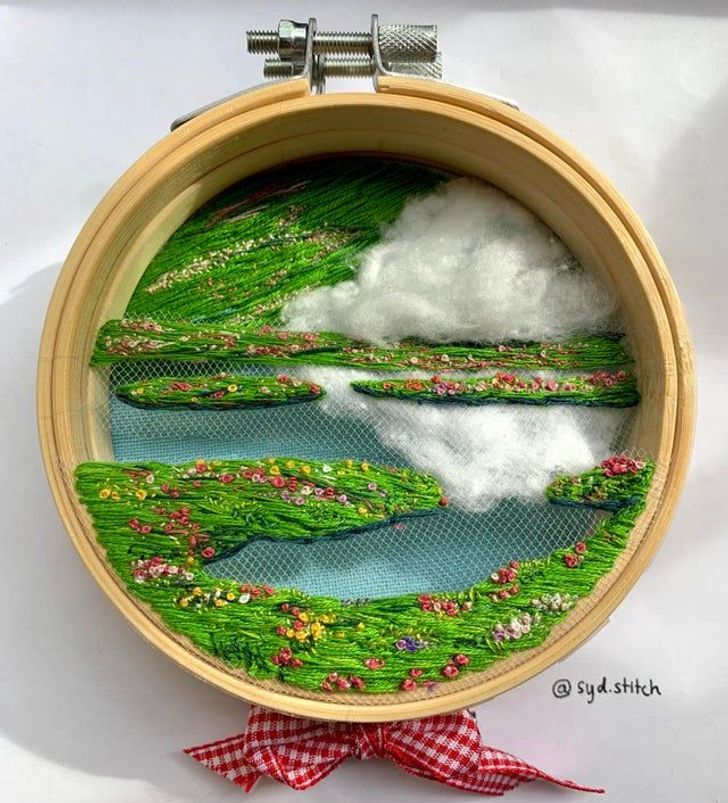 “This Studio Ghibli embroidery of mine has been rattling around the internet for a few months.”