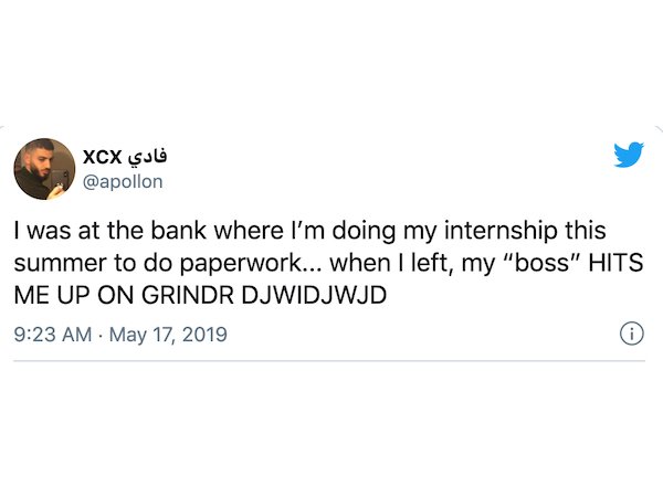 organization - Xcx I was at the bank where I'm doing my internship this summer to do paperwork... when I left, my "boss" Hits Me Up On Grindr Djwidjwjd .