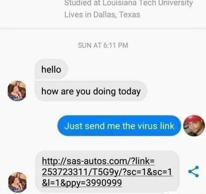 media - Studied at Louisiana Tech University Lives in Dallas, Texas Sun At hello how are you doing today Just send me the virus link 253723311T5G9y?sc1&sc1 &l1&ppy3990999