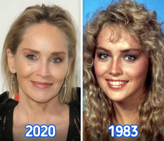 sharon stone hair - 2020 1983