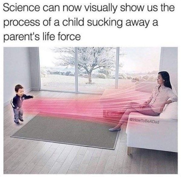 Dyson Hot+Cool AM09 - Science can now visually show us the process of a child sucking away a parent's life force HowToBeADad