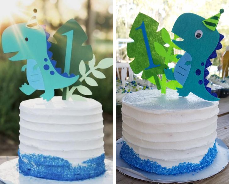 Dinosaur cake -