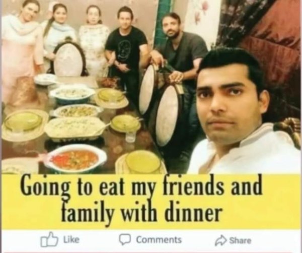 umar akmal food - 2 Going to eat my friends and family with dinner