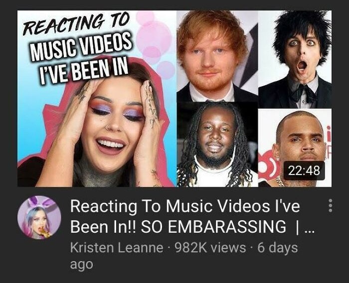 humble brags - photo caption - Reacting To Music Videos I'Ve Been In Reacting To Music Videos I've Been In!! So Embarassing ... Kristen Leanne views 6 days ago