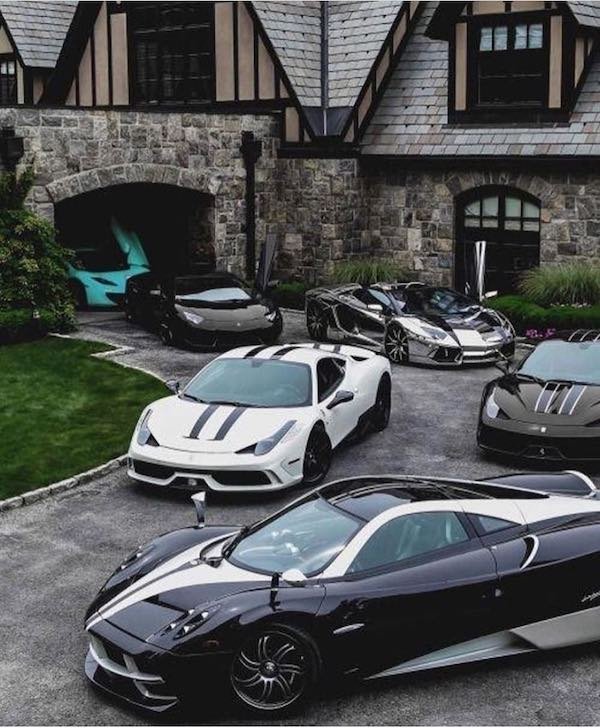 luxury house and car