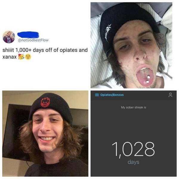 people before and after drugs - shiiit 1,000 days off of opiates and xanax Iii OpiatesBenzos My sober streak is 1,028 days