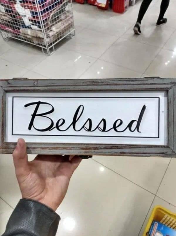 belssed sign - Belssed