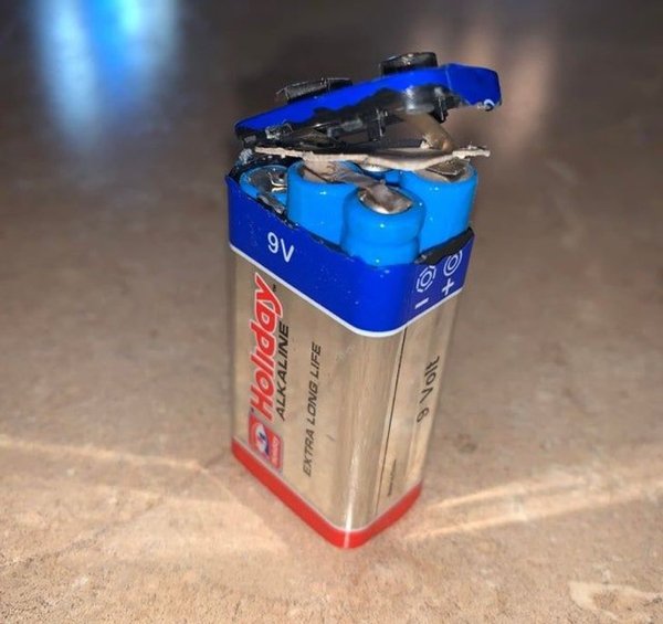 “I dropped a 9V battery & discovered there were actually 6 smaller batteries inside.”