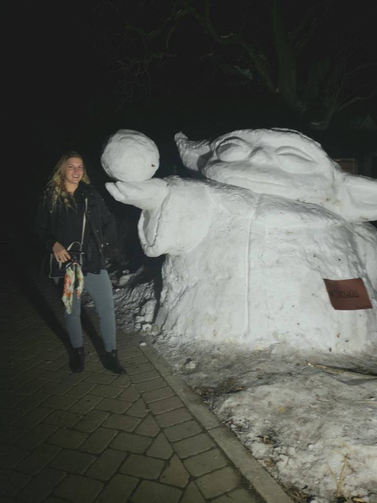 “I met this giant 'Snogru'”