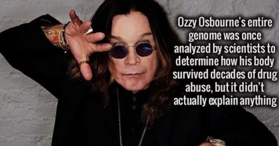 last minute famous musician costumes - Ozzy Osbourne's entire genome was once analyzed by scientists to determine how his body survived decades of drug abuse, but it didn't actually explain anything