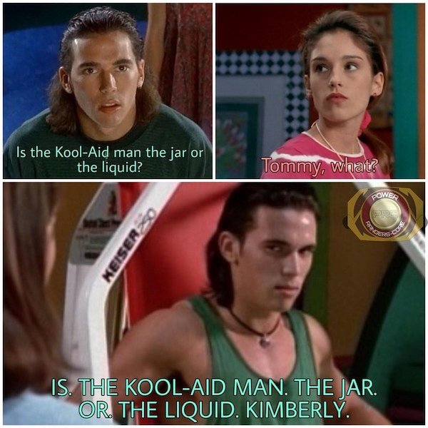 kool aid man the jar - Is the KoolAid man the jar or the liquid? Tommy, what? Power Keiser 250 Is. The KoolAid Man. The Jar. Or. The Liquid. Kimberly.