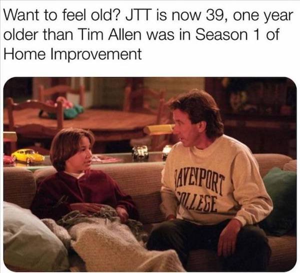 photo caption - Want to feel old? Jtt is now 39, one year older than Tim Allen was in Season 1 of Home Improvement Vaveyport Sullese