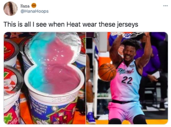 2000 nostalgia food - Hana 4 This is all I see when Heat wear these jerseys 22 Istico