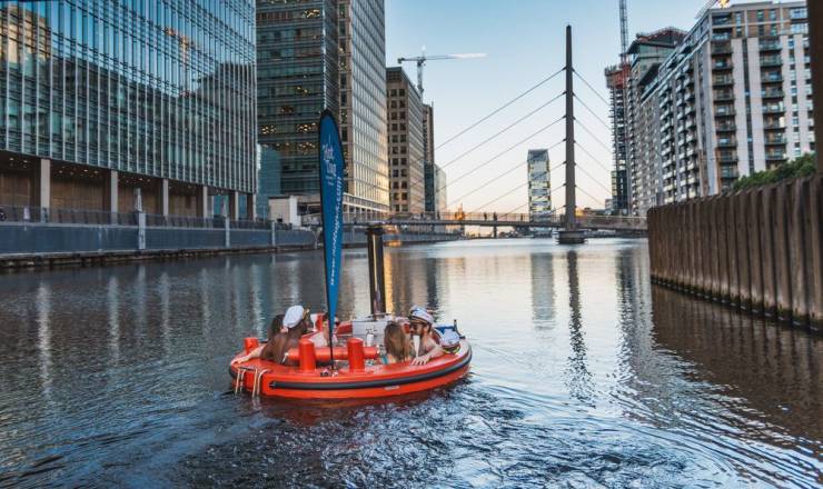 hot tub boat canary wharf - Irun