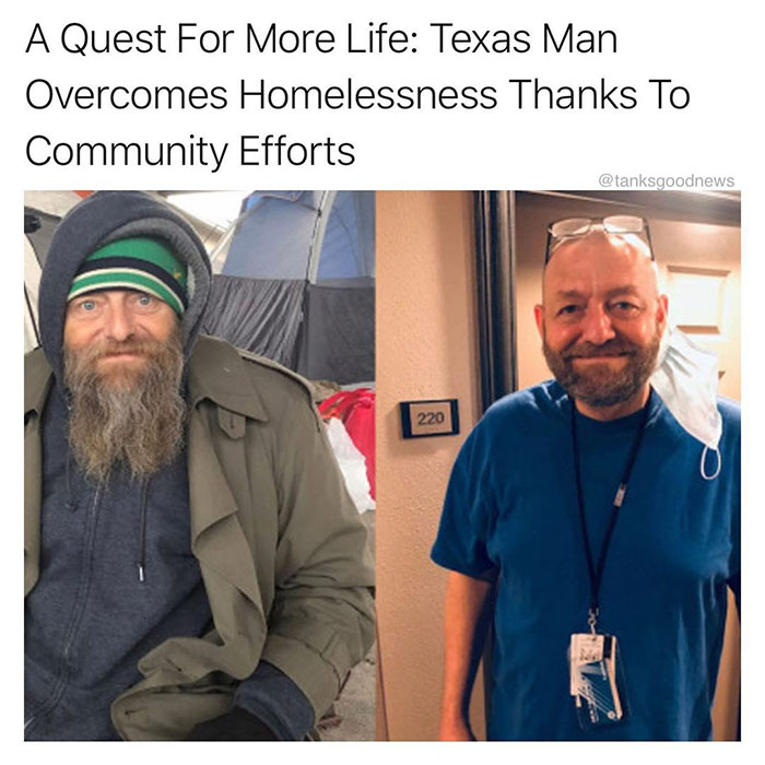 beard - A Quest For More Life Texas Man Overcomes Homelessness Thanks To Community Efforts 220