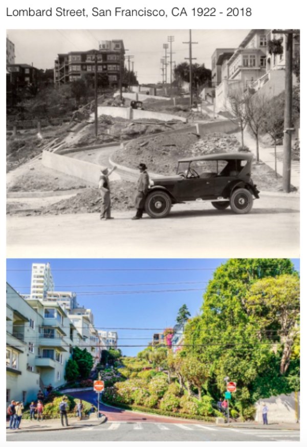 cool historic photographs - lombard street under construction - Lombard Street, San Francisco, Ca 1922 2018