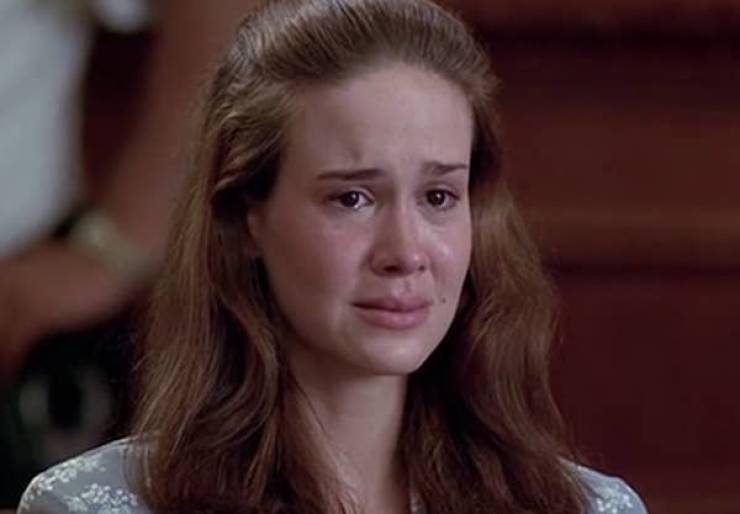 What Sarah Paulson looked like in the beginning of her career in the early 1990s: