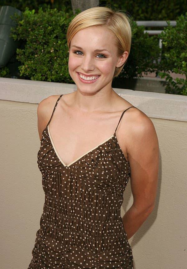 kristen bell short hair