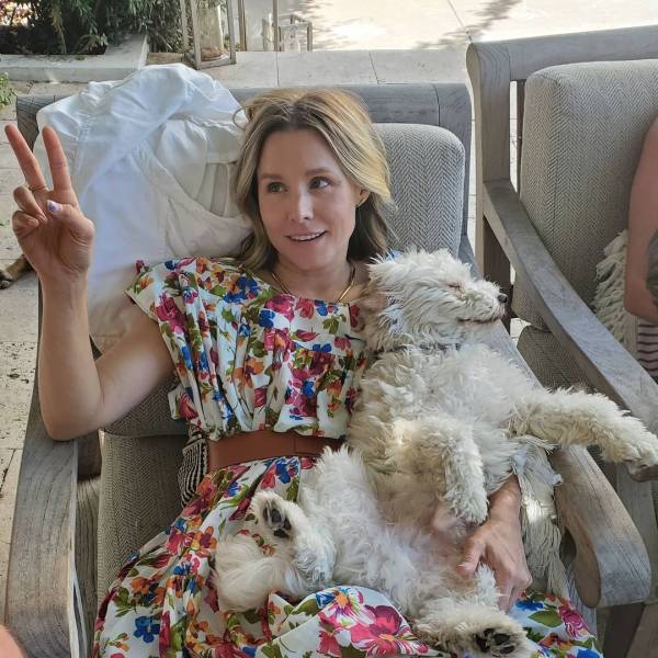 kristen bell dog frank