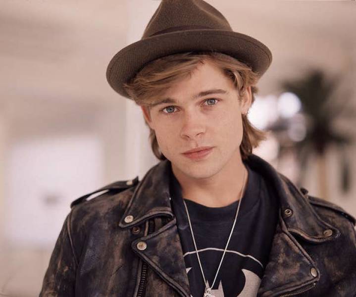 brad pitt young