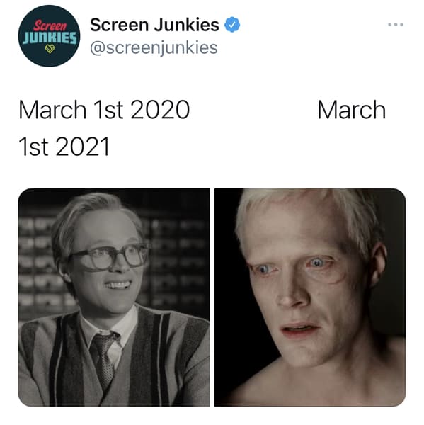 funny march 2020 vs. march 2021 memes and jokes - March March 1st 2020 1st 2021
