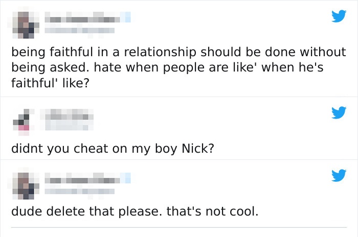 diagram - being faithful in a relationship should be done without being asked. hate when people are ' when he's faithful' ? ? didnt you cheat on my boy Nick? dude delete that please. that's not cool.