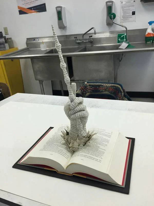 destroying a book - Hople on
