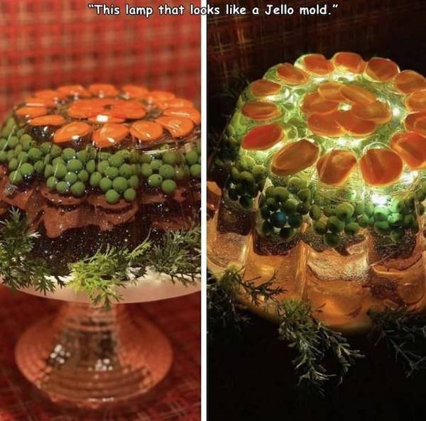 torte - "This lamp that looks a Jello mold."