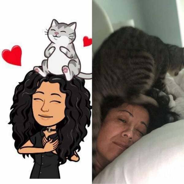 bitmoji vs reality