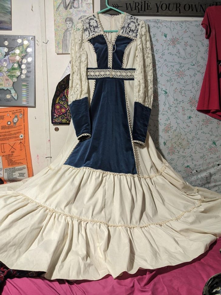 “This beautiful Gunne Sax Vintage Renaissance dress, which was priced at $10, was mine for just $5. It’s worth around $200.”