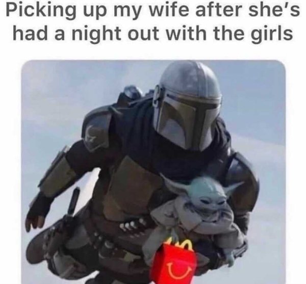 mandalorian grogu - Picking up my wife after she's had a night out with the girls s 3