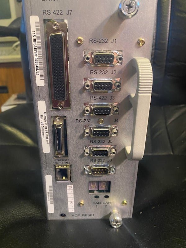 computer hardware - Rs422 J7 Rs232 J1 11S 19P5345YN 10JB34MJLZ Rs232 J2 Rs422 J3 Rs232 J4 NonUs Components Assemble in the Us of Us ang Rs232 J5 Ethernet Too 10 Mm Rs232 Jg Can Can 1 2 Mcp Reset