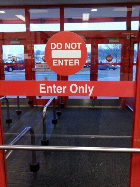 not enter - Do Not Enter Enter Only