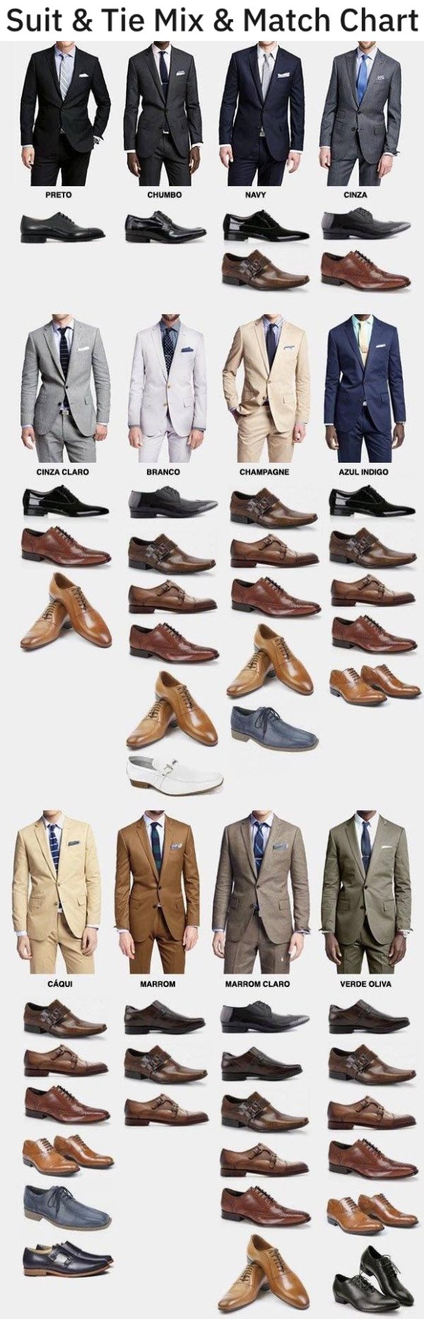 men shoes match