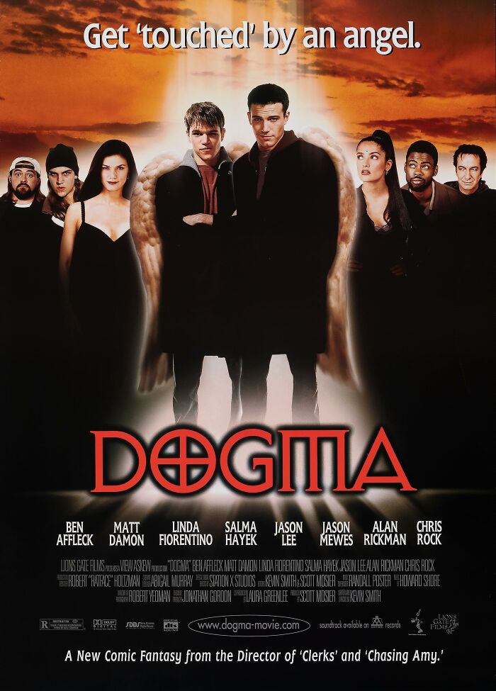 TIL Kevin Smith’s Dogma is unavailable to stream or purchase digitally and is out of print on home media.