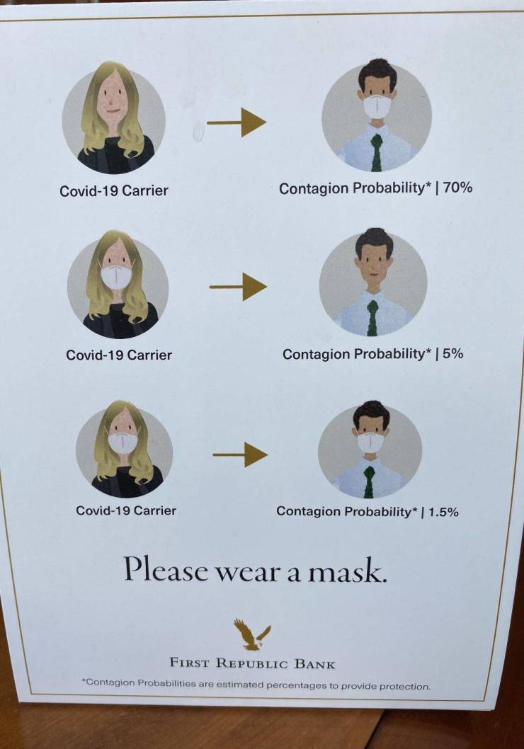 “Very simply stated mask requirement sign.”