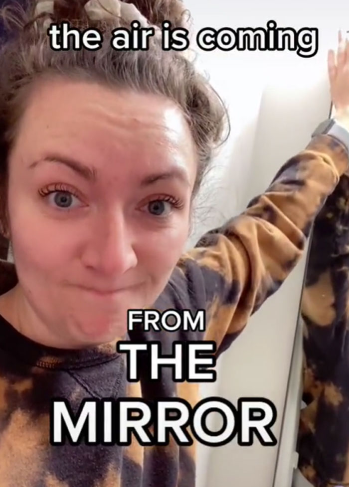 Woman Finds Creepy Apartment In Hole Behind Mirror.