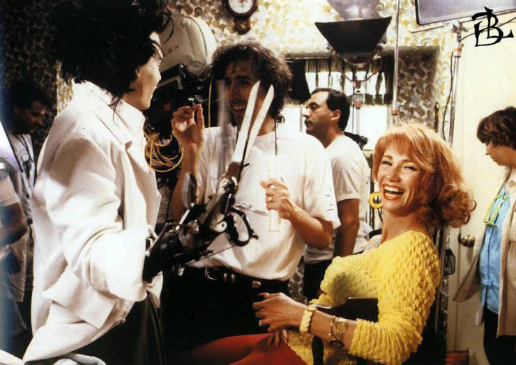 edward scissorhands behind the scenes