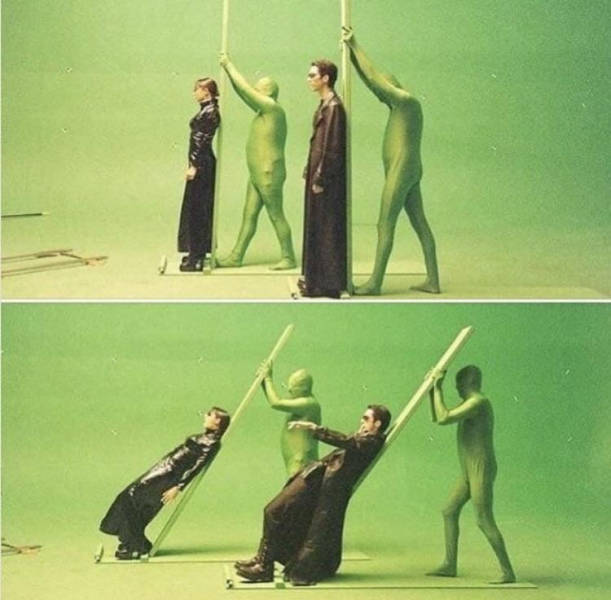 matrix behind the scenes