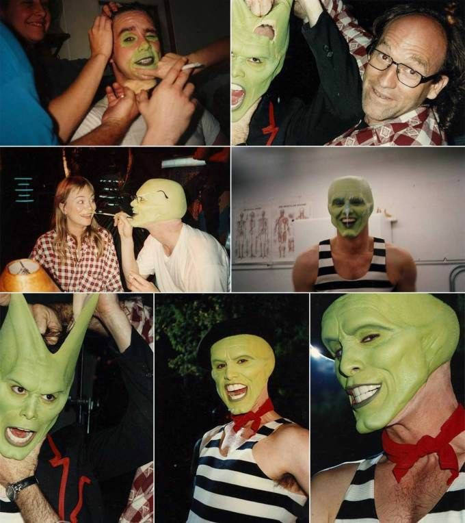 jim carrey the mask makeup